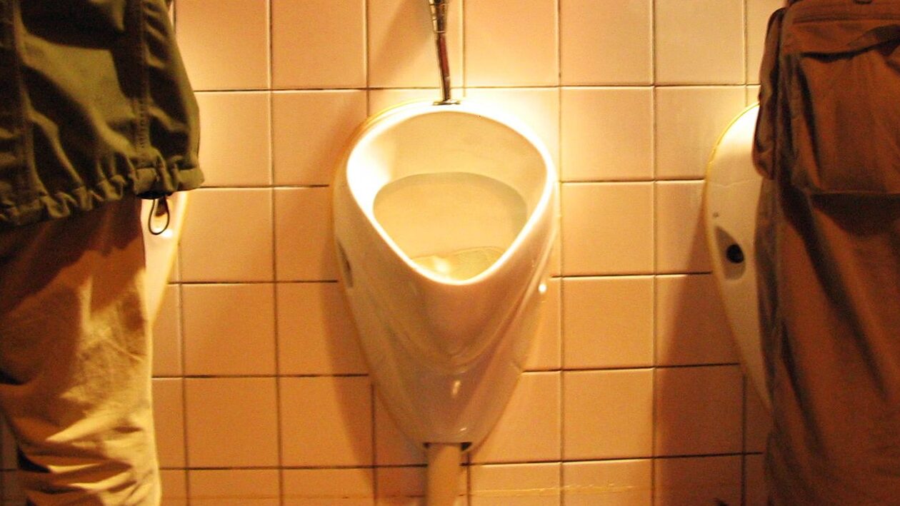 Elija el mejor urinario en el baño de hombres, ¡con matemáticas!