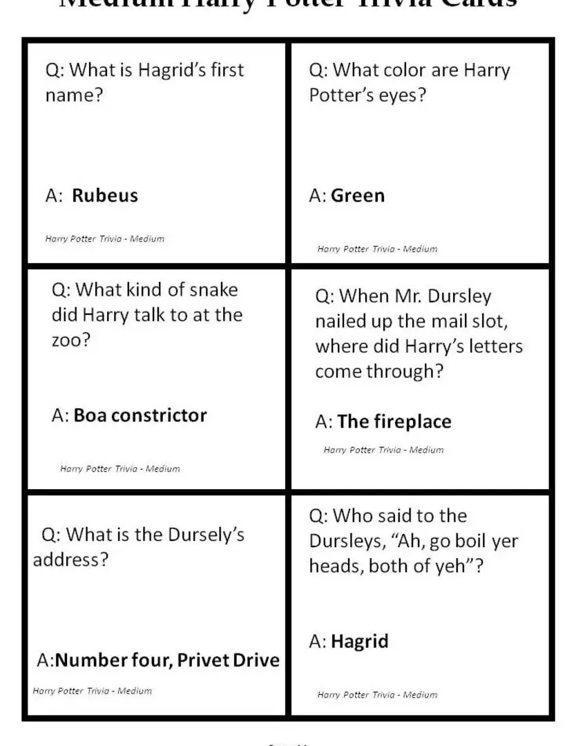 Preguntas y respuestas definitivas sobre la trivia de la película de Harry Potter