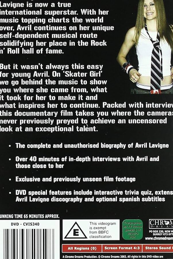 Avril Lavigne - Skater Girl : Lavigne, Avril: Amazon.nl: Cine y TV