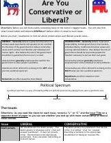 Prueba liberal o conservadora: ¿soy liberal o conservador? prueba